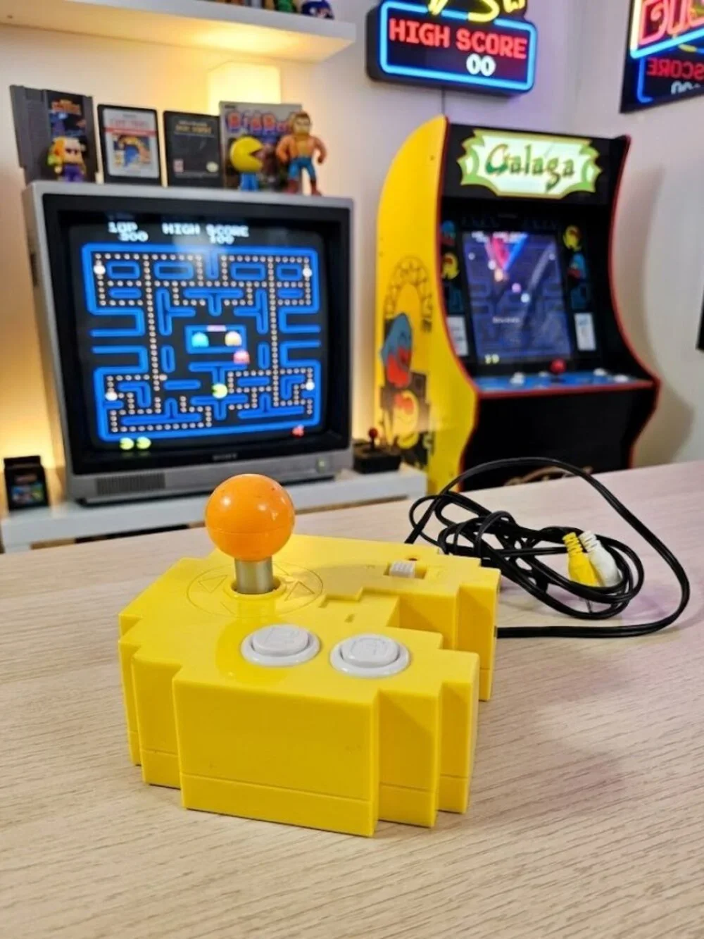 Bandai Namco Pac-Man 12-in-1 Plug N Play Video Game 2012 Tested Working Retro